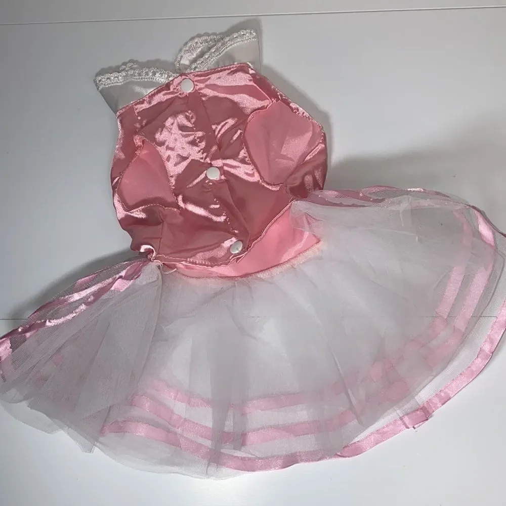 Tutu Tulle & Satin Fancy Dog Dress